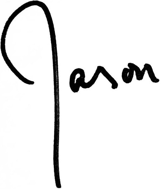 Jason Harris' signature